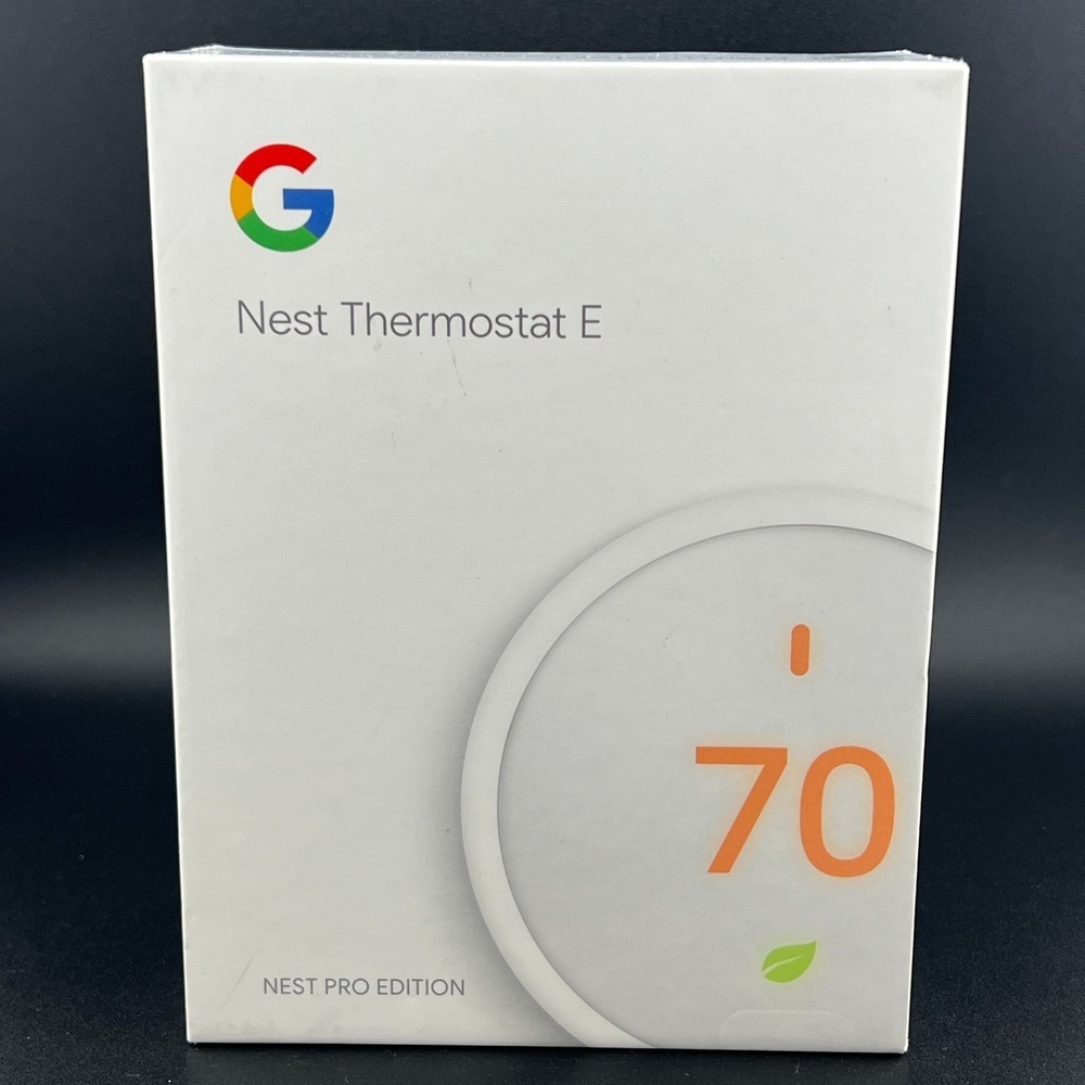 Google Nest Thermostat E Pro Edition Smart Programmable‎ Thermostat White A0063